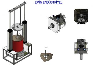 Havalı Motor Varil Karışıtırıcı Mikser